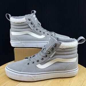 VANS Old Skool Skate Shoes Scotchguard Suede Gray US Women's 9